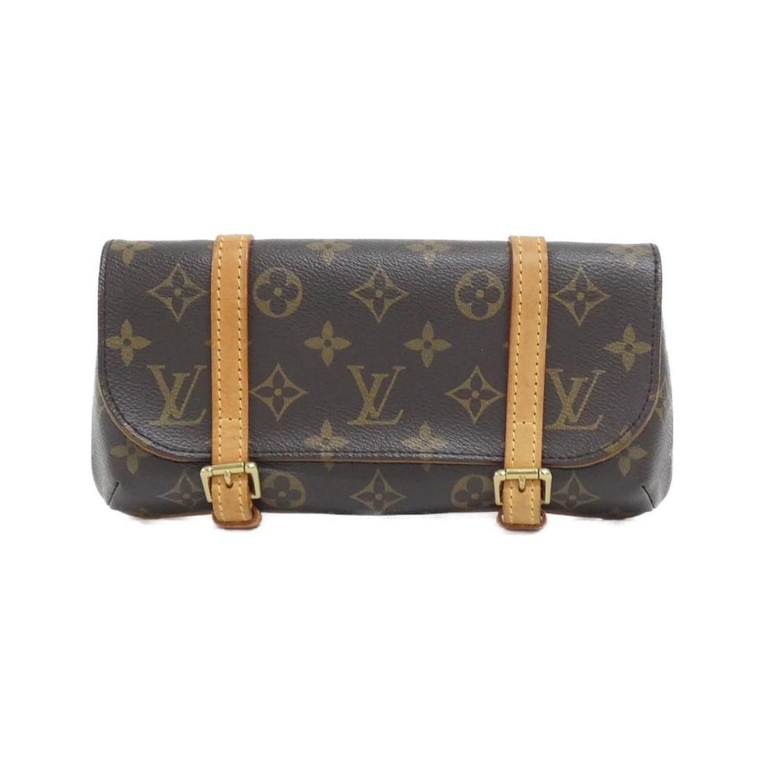 Louis Vuitton Monogram Pochette Marelle M51159 Waist Bag: --- Catalog ---Category: SizeSize (HxWxD): 10cm x 24cm x 3cm / 3.93'' x 9.44'' x 1.18''Category: DesignType: Fanny pack, PochetteColor: MarronGender: WomenMaterial: Coated canvas Category: GeneralBran