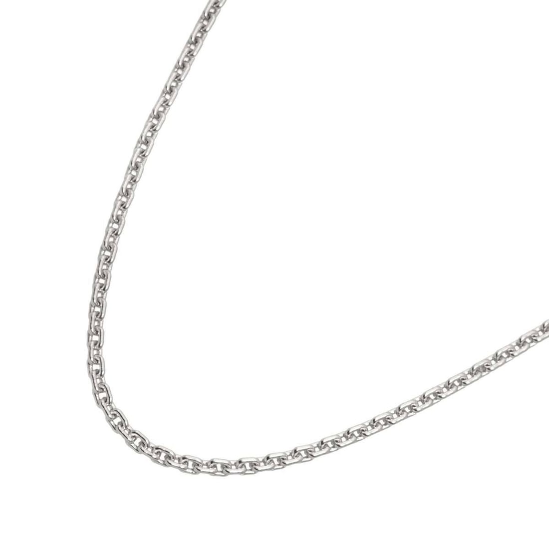 Louis Vuitton LOUIS VUITTON Chain Necklace 50cm Width 1.5mm 18K WG White Gold 750: --- Catalog ---Category: SizeNeck Circumference: 50 cm / 19.68''Category: DesignGender: WomenMaterial: White gold (18K)Necklace Type: NecklaceCategory: GeneralBrand: Louis Vuitton--- Item List ---Sect