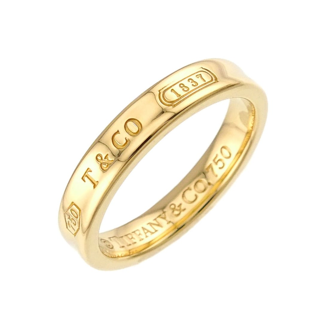 Tiffany & Co. 1837 Narrow 1 Ring, 18K Yellow Gold (750): --- Catalog ---Category: SizeJP Size: 16.5US Size: 8Category: DesignType: Band ringGender: WomenMaterial: Yellow gold (18K)Category: GeneralBrand: Tiffany--- Item List ---Section: ConditionRanking: Ra