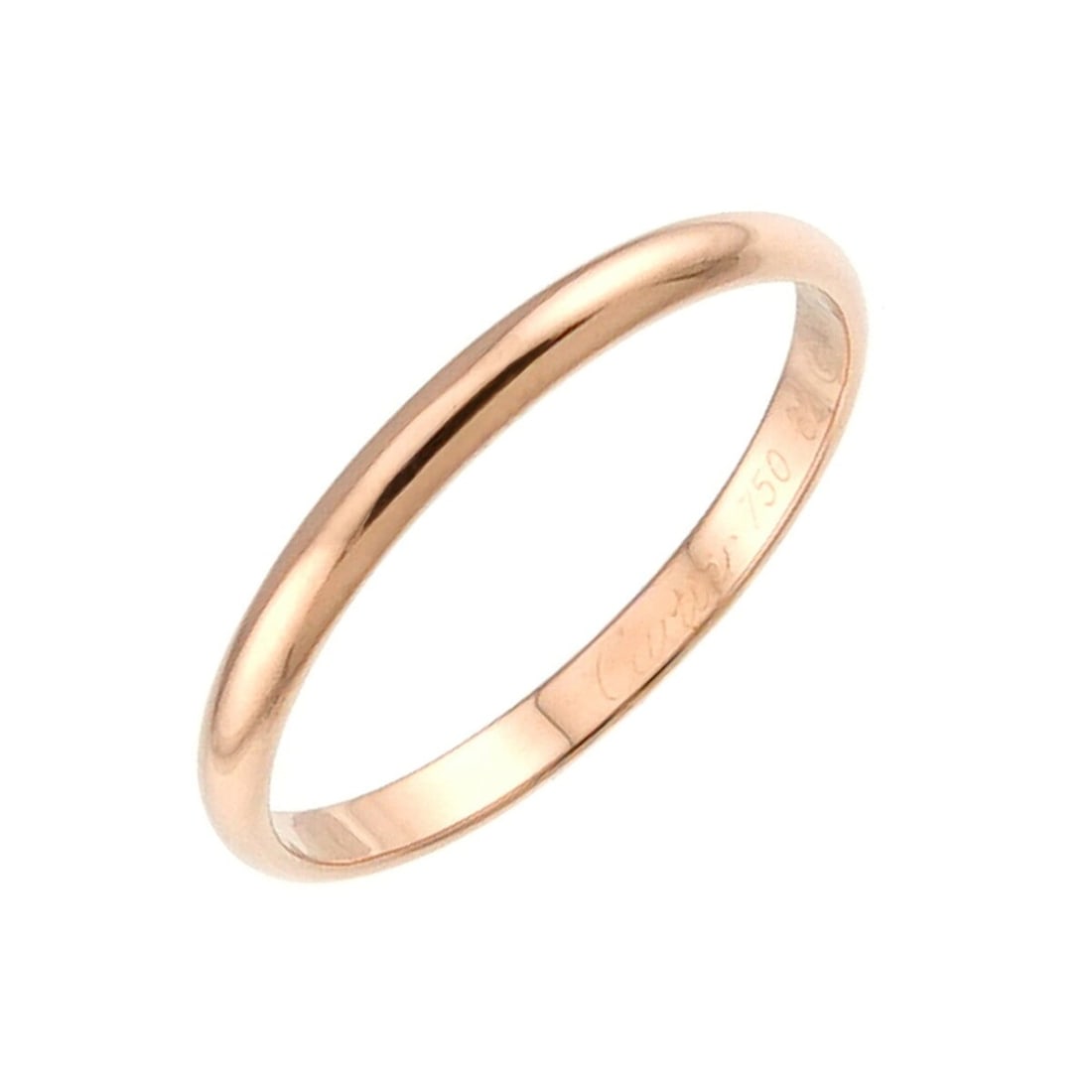 Cartier 1895 Classic Ring #62, 18K PG Pink Gold 750: --- Catalog ---Category: SizeUS Size: 10.5Brand Size: 62Category: DesignType: Band ringGender: MenMaterial: Pink gold (18K)Category: GeneralBrand: Cartier--- Item List ---Section: ConditionRanking: