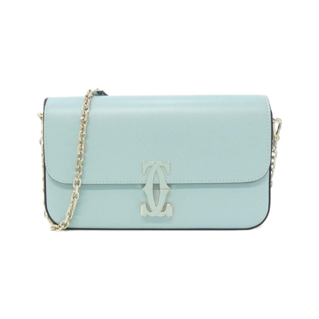Cartier C DE CARTIER Shoulder Bag: --- Catalog ---Category: SizeSize (HxWxD): 12cm x 21cm x 3.5cm / 4.72'' x 8.26'' x 1.37''Category: DesignType: Shoulder bagColor: Light blueGender: WomenMaterial: Leather Category: GeneralBrand: