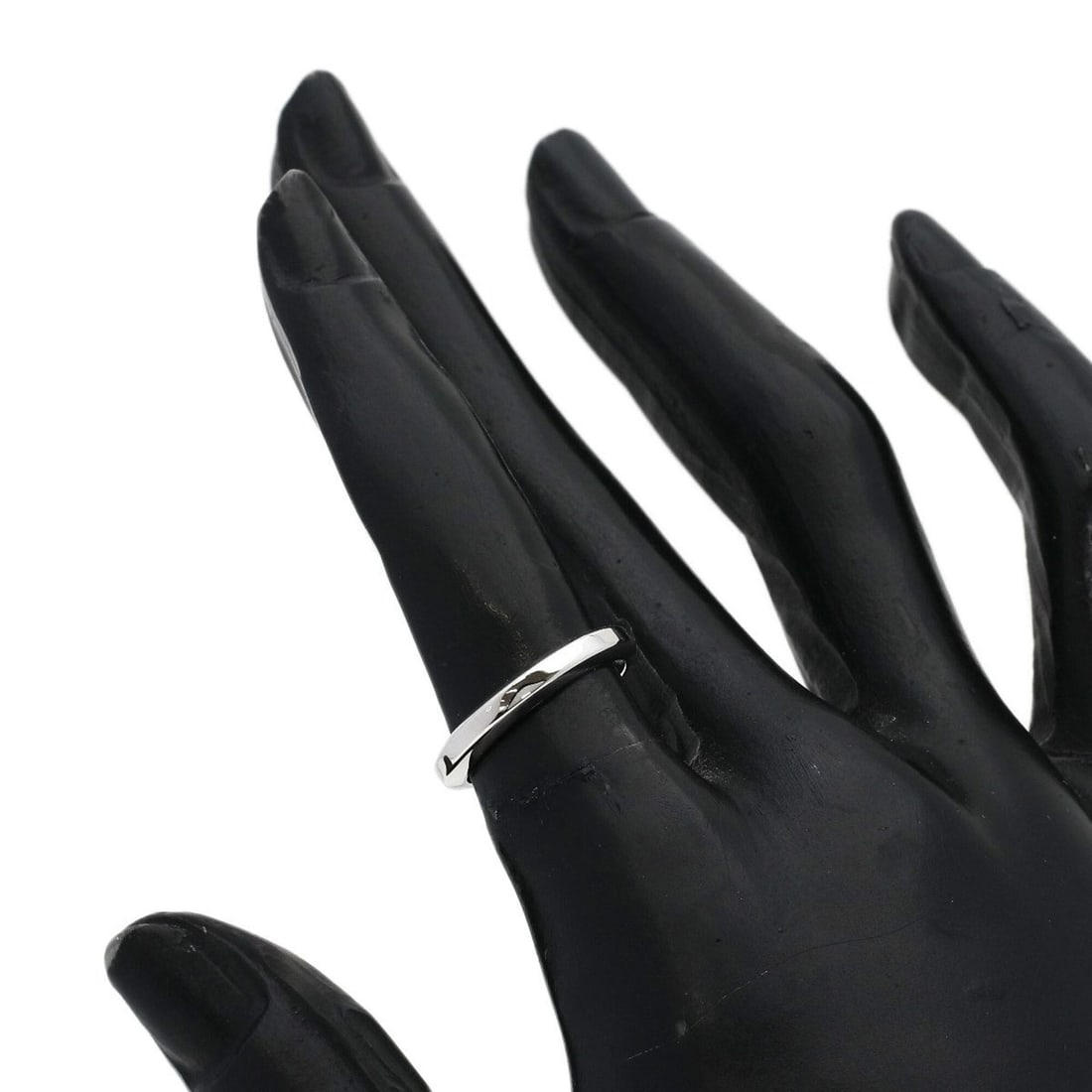 Tiffany Half Circle Channel Setting Ring - 6