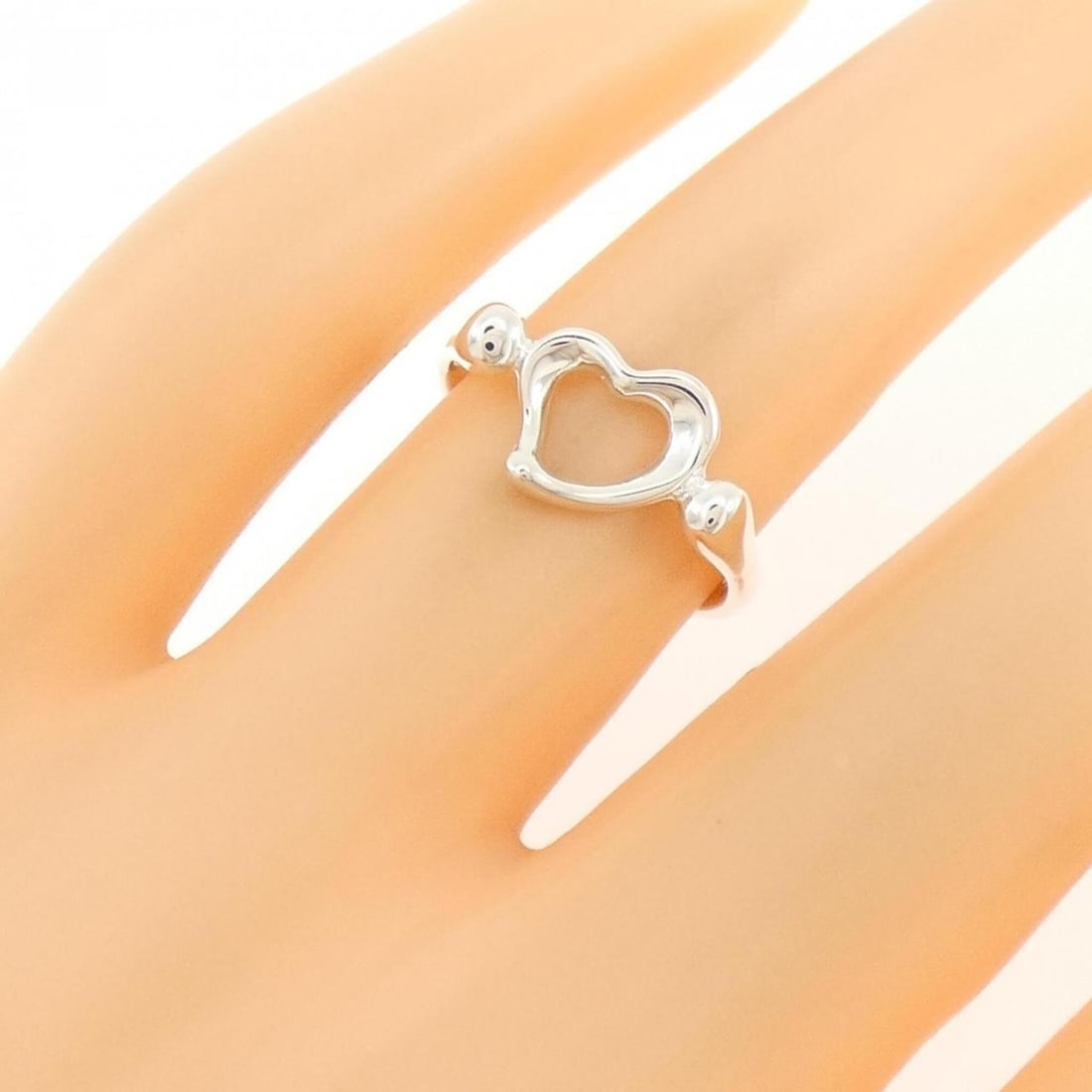 Tiffany Open Heart Ring - 5