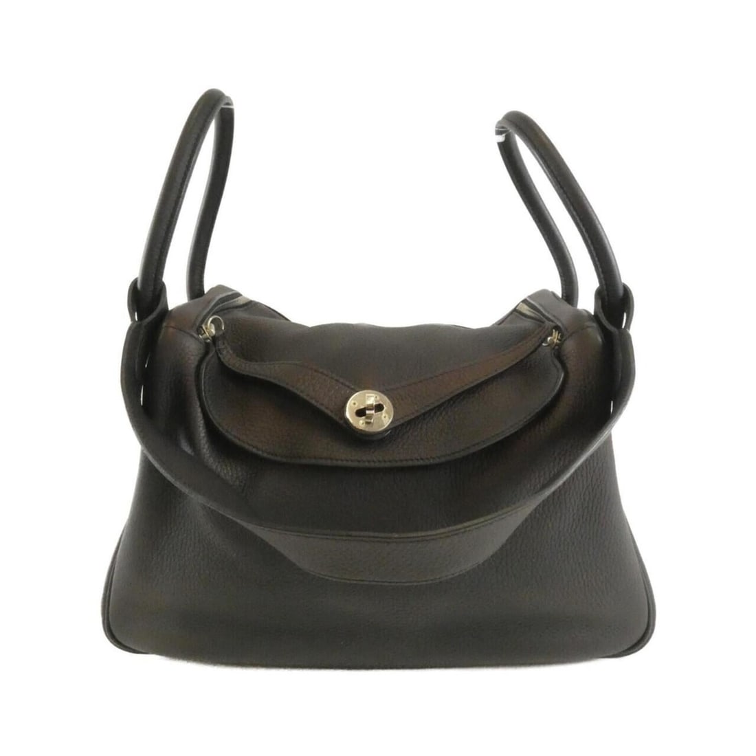 Hermes Lindy 34cm 050164CK Shoulder Bag: --- Catalog ---Category: SizeSize (HxWxD): 22cm x 34cm x 16cm / 8.66'' x 13.38'' x 6.29''Category: DesignType: Shoulder bagColor: BlackGender: Women,MenMaterial: Taurillon clemence leather Category: G