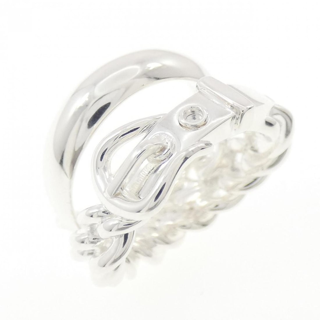 Hermes Hermès Boucles Sellier Inflexible Ring (1 of 12)