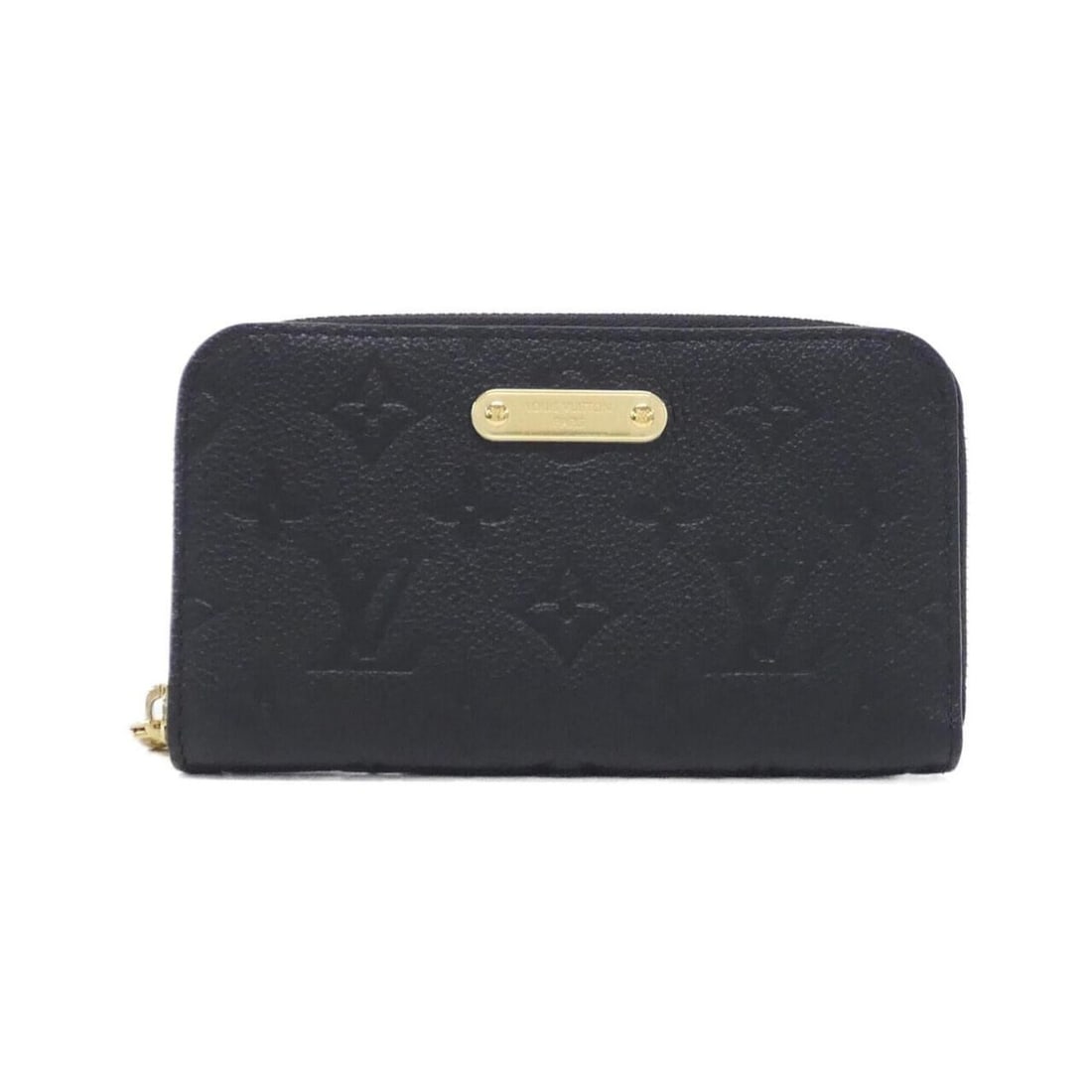 Louis Vuitton Monogram Empreinte Margot Wallet M12425: --- Catalog ---Category: SizeSize (HxWxD): 9cm x 16cm x 2cm / 3.54'' x 6.29'' x 0.78''Category: DesignType: Long wallet (bi-fold)Color: BlackGender: WomenMaterial: Leather Leather/Fur Type: Calf leath