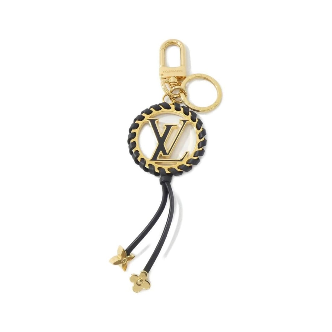 Louis Vuitton Porte Clés Berry M63082 Keyring: --- Catalog ---Category: DesignType: KeyringColor: Black, GoldGender: Men,WomenMaterial: LeatherLeather/Fur Type: Calf leatherCategory: GeneralMPN: M63082Brand: Louis Vuitton--- Item List ---Section: