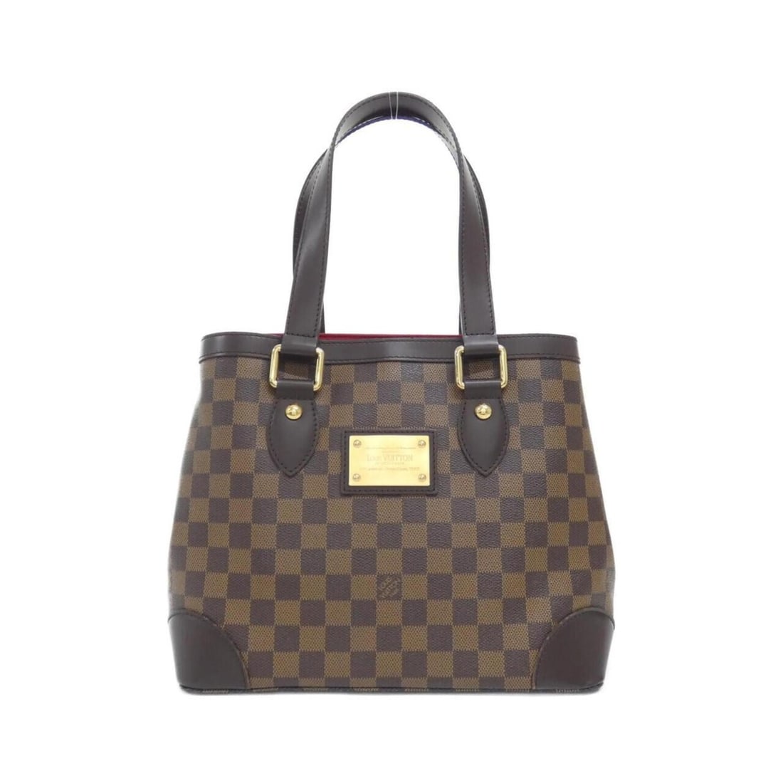 Louis Vuitton Damier Hampstead PM N51205 Handbag: --- Catalog ---Category: SizeSize (HxWxD): 24cm x 28cm x 18cm / 9.44'' x 11.02'' x 7.08''Category: DesignType: HandbagColor: EbeneGender: WomenMaterial: Coated canvas Hardware Color: GoldCategory: Gen