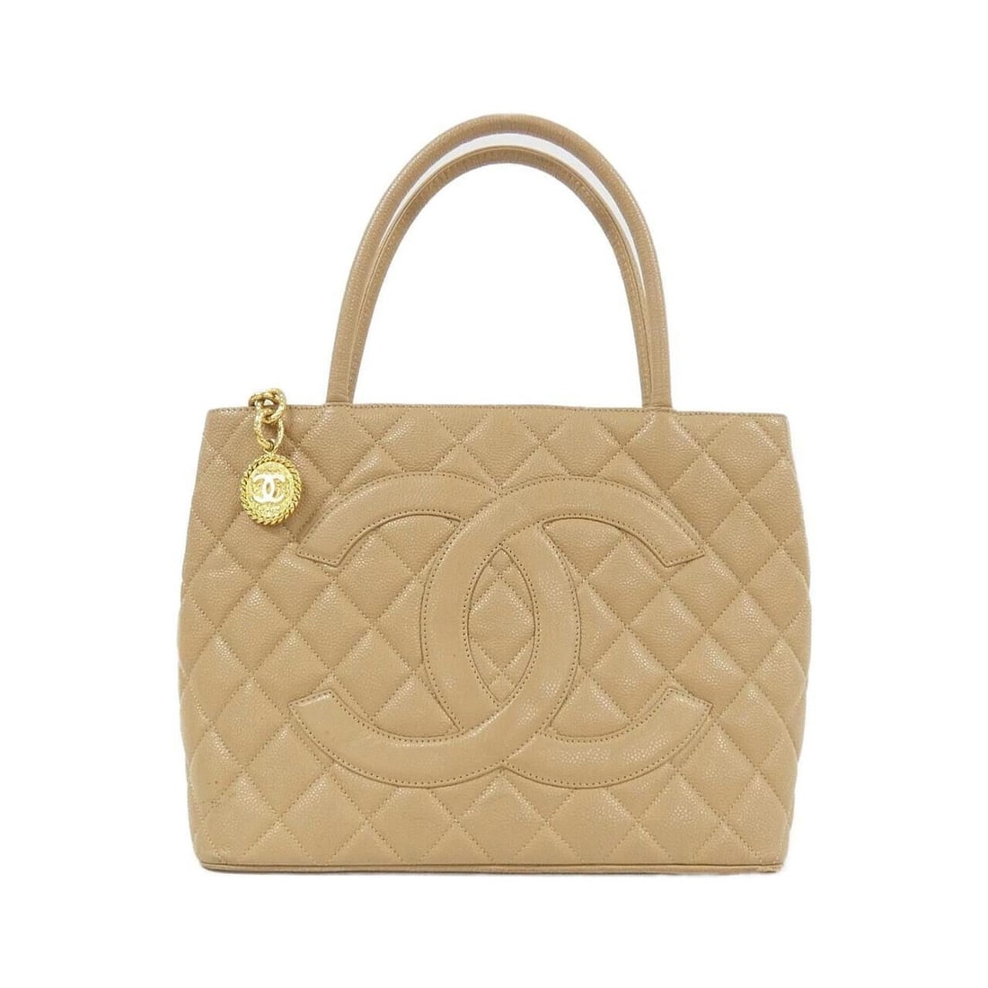 Chanel 1804 handbag: --- Catalog ---Category: SizeSize (HxWxD): 25cm x 30cm x 14cm / 9.84'' x 11.81'' x 5.51''Category: DesignType: HandbagColor: BeigeGender: WomenMaterial: Grained Calfskin Hardware Color: GoldCategory: