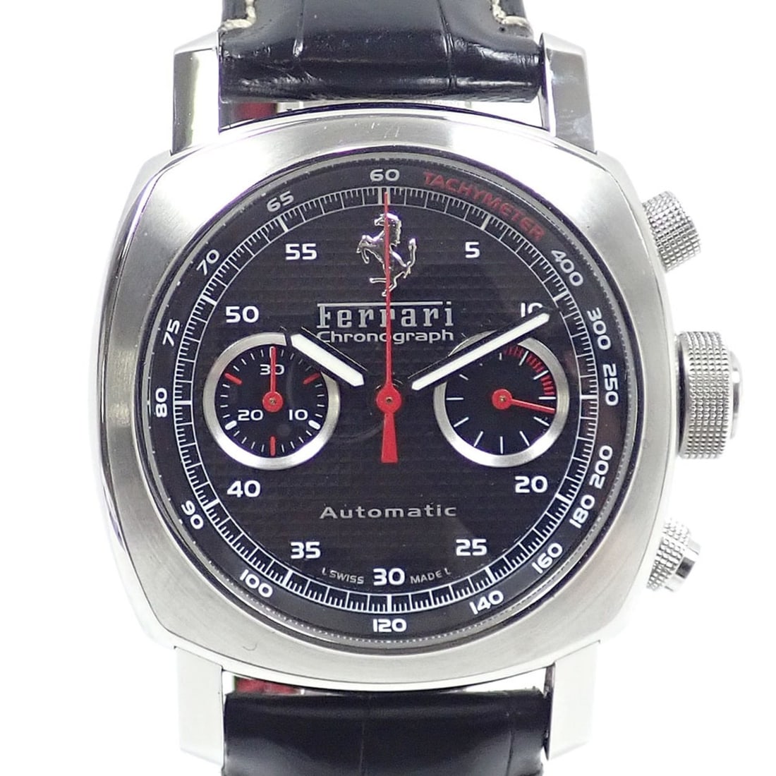 Panerai Ferrari Gran Turismo Men's Automatic Watch, Stainless Steel, Leather Strap, FER00018 (1 of 10)