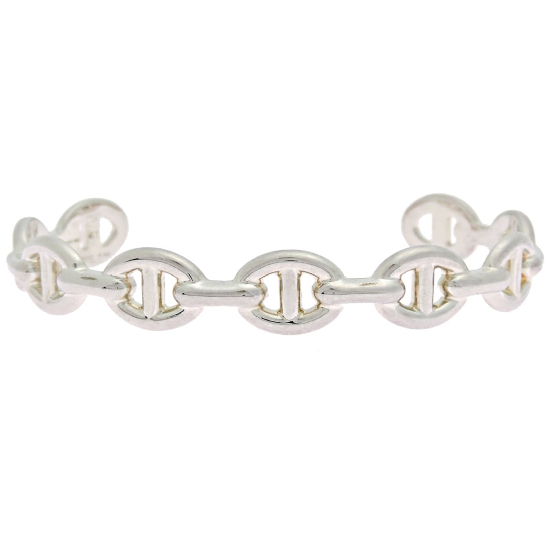 Hermes Chaine d'Ancre Enchainee #ST Women's/Men's Bracelet, Sterling Silver 925 (1 of 6)
