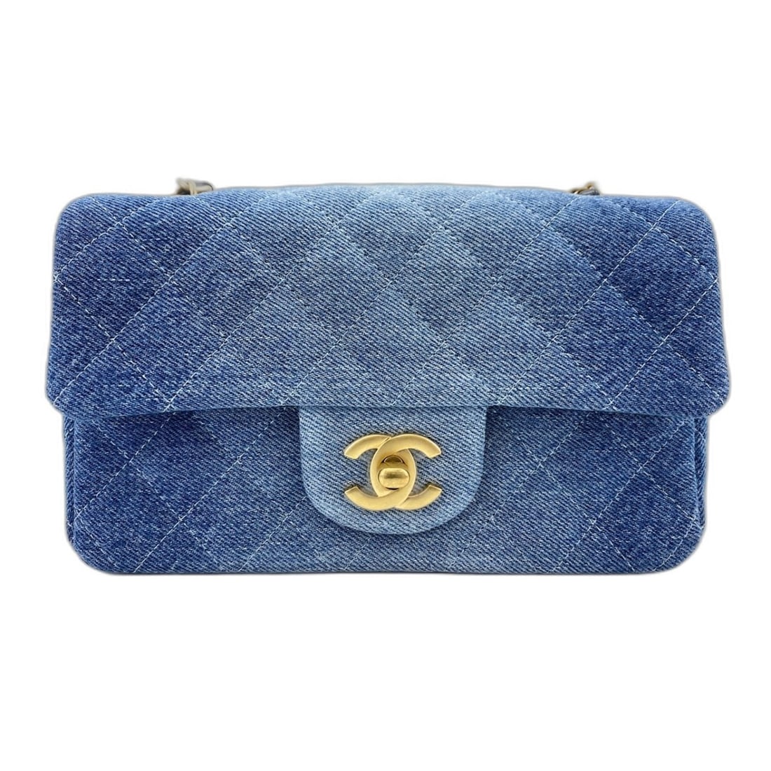 CHANEL Mini Matelassé Shoulder Bag, Blue: --- Catalog ---Category: SizeSize (HxWxD): 12cm x 19cm x 6cm / 4.72'' x 7.48'' x 2.36''Category: DesignType: Shoulder bagColor: BlueGender: WomenCategory: GeneralBrand: Chanel--- Item List ---Section: