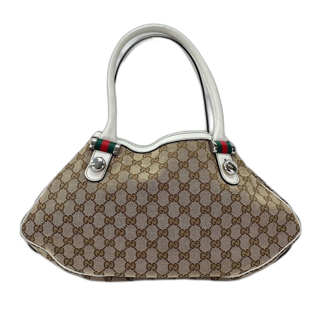 GUCCI Sherry Line Shoulder Bag, Beige: --- Catalog ---Category: SizeSize (HxWxD): 24cm x 40cm x 11cm / 9.44'' x 15.74'' x 4.33''Category: DesignType: Shoulder bagColor: BeigeGender: WomenCategory: GeneralBrand: Gucci--- Item List ---Sectio