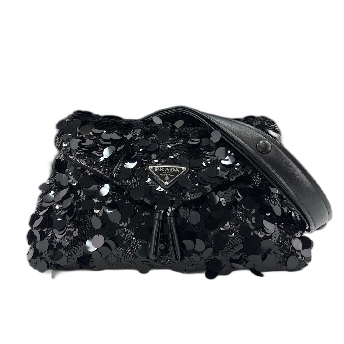 PRADA Shoulder Bag, Black: --- Catalog ---Category: SizeSize (HxWxD): 23cm x 33cm x 12cm / 9.05'' x 12.99'' x 4.72''Category: DesignType: Shoulder bagColor: BlackGender: WomenCategory: GeneralBrand: Prada--- Item List ---Sectio