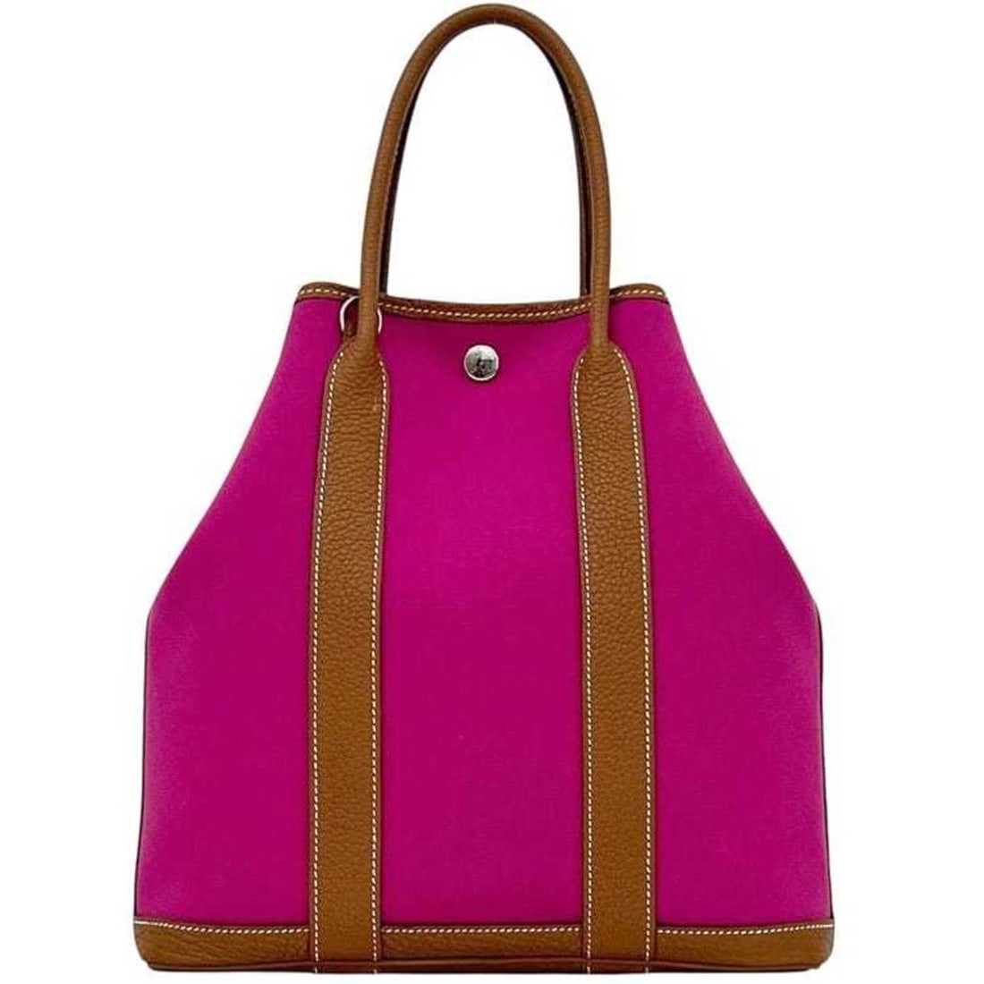 Hermes Garden File PM Tote Bag, Pink, Brown, Rose Purple, Gold Palladium Hardware, Negonda Leather,: --- Catalog ---Category: SizeSize (HxWxD): 29cm x 30cm x 8cm / 11.41'' x 11.81'' x 3.14''Category: DesignType: Handbag, Tote bagColor: Brown, Pink, Rose PurpleGender: WomenMaterial: Negonda leather Ca