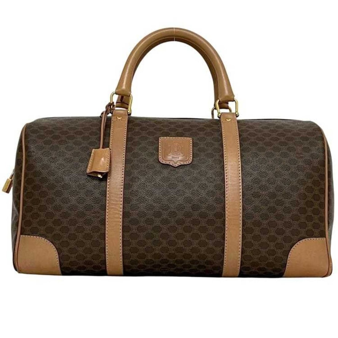 Celine Boston Bag Macadam M14 CELINE PVC Leather Brown Women's: --- Catalog ---Category: SizeSize (HxWxD): 22cm x 41cm x 22cm / 8.66'' x 16.14'' x 8.66''Category: DesignType: Boston bagColor: BrownGender: WomenMaterial: PVC , Leather Category: GeneralBrand: Celine