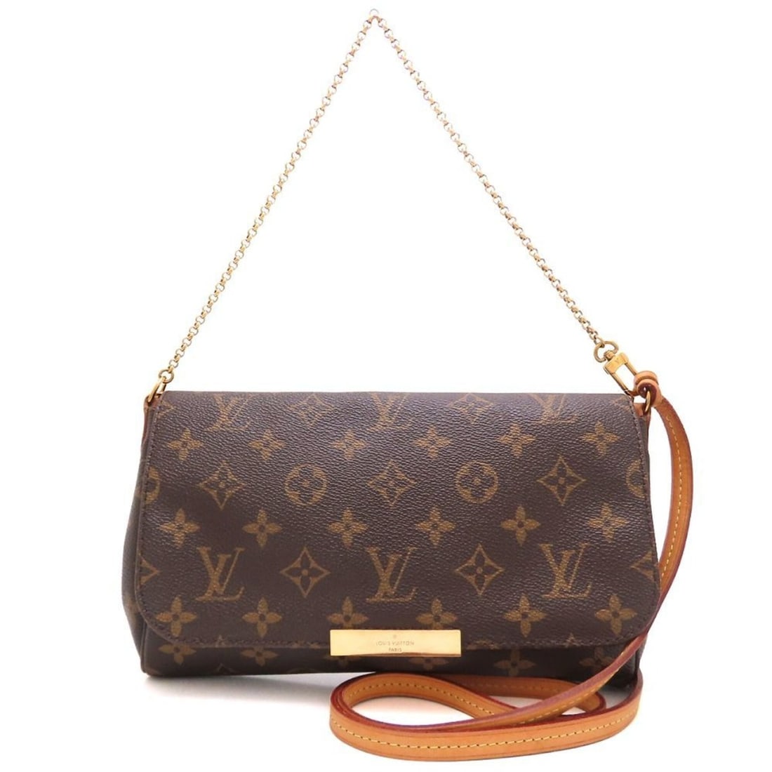 LOUIS VUITTON Louis Vuitton Monogram Favorite MM M40718 Shoulder Bag Crossbody Brown Women's 353405: --- Catalog ---Category: SizeSize (HxWxD): 14.5cm x 24.5cm x 5cm / 5.7'' x 9.64'' x 1.96''Category: DesignType: Shoulder bagColor: BrownGender: WomenClosure: MagnetMaterial: Monogram Category: General
