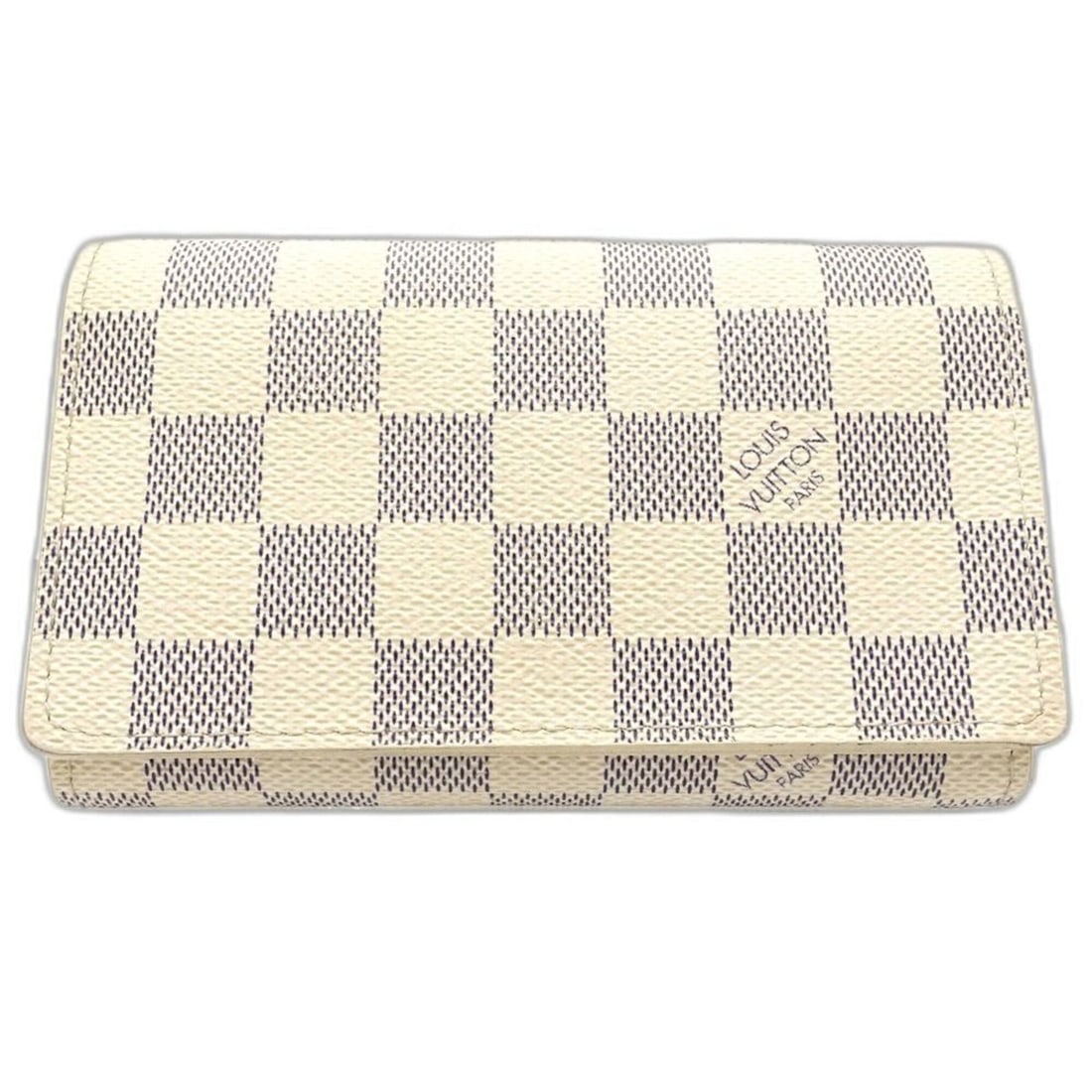 LOUIS VUITTON Louis Vuitton Damier Azur Bi-fold Wallet N61744 Portefeuille Trésor Women's 182181: --- Catalog ---Category: SizeSize (HxWxD): 9cm x 14.5cm / 3.54'' x 5.7''Category: DesignType: Wallet (bi-fold)Color: AzurGender: WomenMaterial: Damier Azur Category: GeneralLine: Damier AzurBrand: