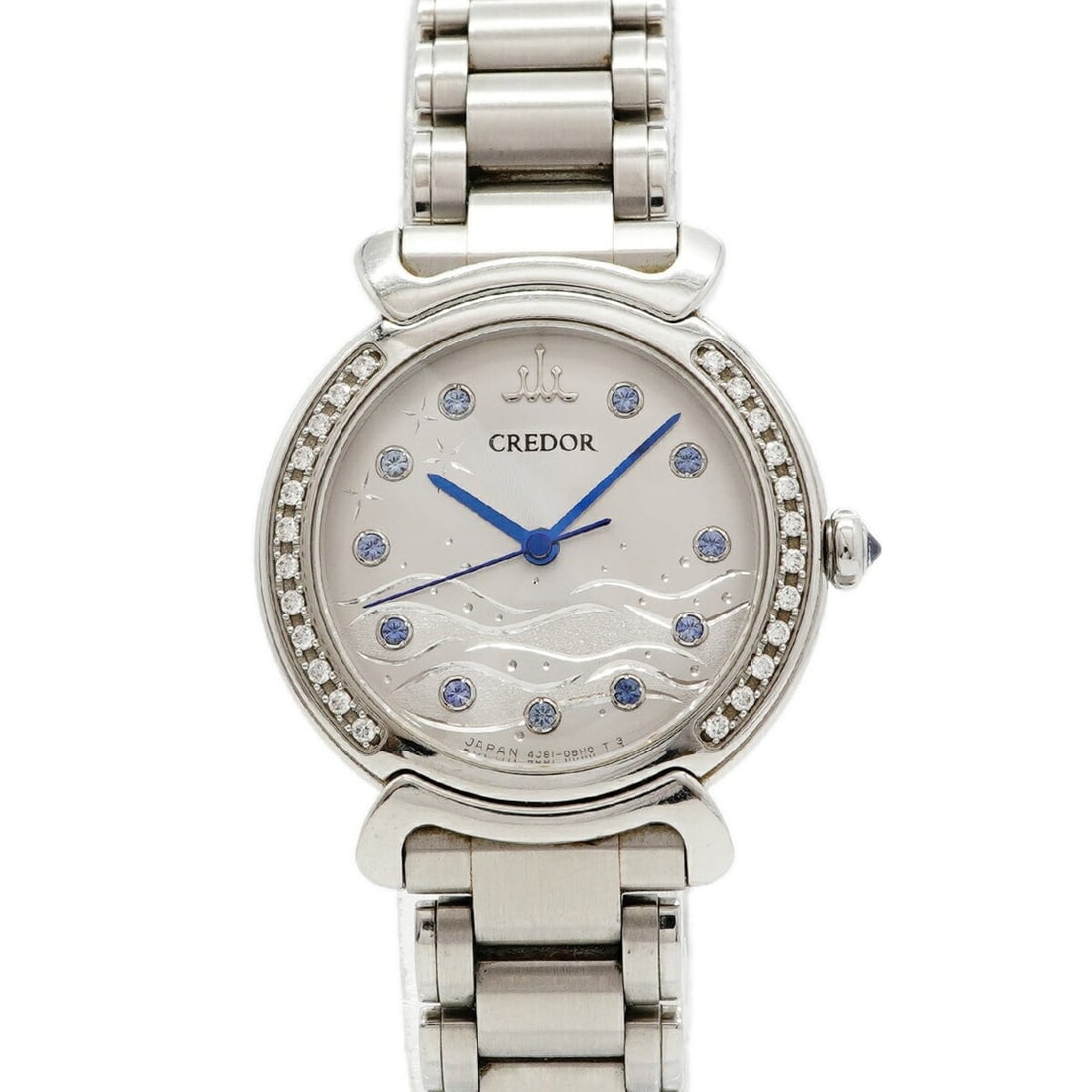 Seiko Credor Linealux Limited Edition (150 pieces worldwide) GSAS933 4J81-0AZ0 Silver Dial Women's: --- Catalog ---Category: SizeWrist Size: 16cm / 6.29''Case Diameter: 26.9mm / 1.06''Category: DesignType: WristwatchGender: WomenColor (Dial): SilverMaterial (Band): Stainless steelCategory: GeneralMP