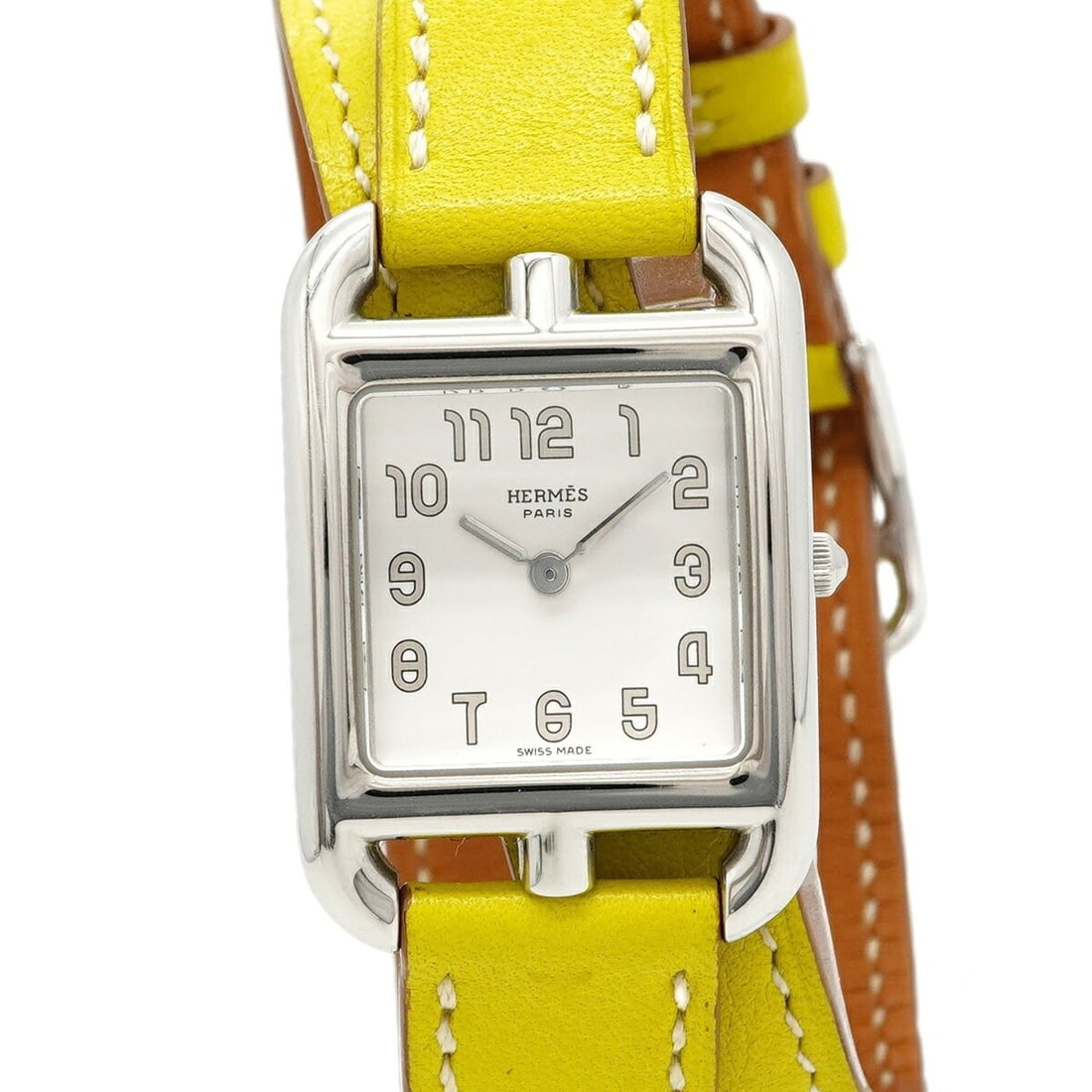 Hermes Cape Cod Double Tour CC1.210 Silver Dial Women's Watch (1 of 8)