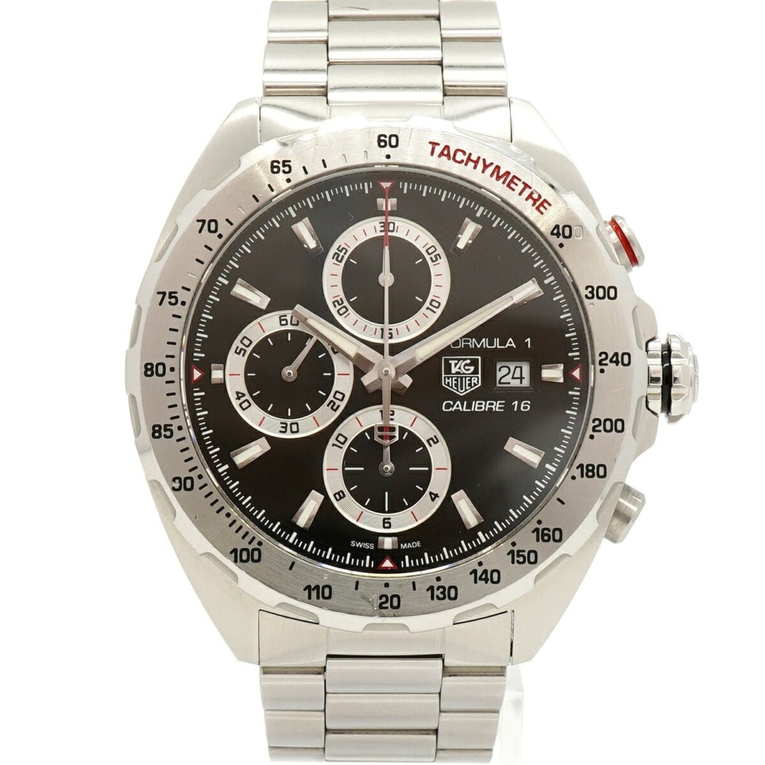 TAG Heuer Formula 1 Calibre 16 CAZ2010 Black Dial Men's Watch: --- Catalog ---Category: SizeWrist Size: 16.5cm / 6.49''Case Diameter: 44mm / 1.73''Category: DesignType: WristwatchGender: MenColor (Dial): BlackMaterial (Band): Stainless steelCategory: GeneralMPN: 