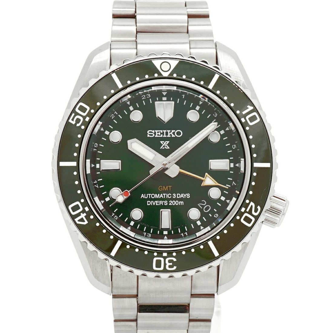 Seiko Prospex SBEJ009 6R54-00D0 Green Dial Men's Watch: --- Catalog ---Category: SizeWrist Size: 16cm / 6.29''Case Diameter: 42mm / 1.65''Category: DesignType: WristwatchGender: MenColor (Dial): GreenMaterial (Band): Stainless steelCategory: GeneralMPN: SB