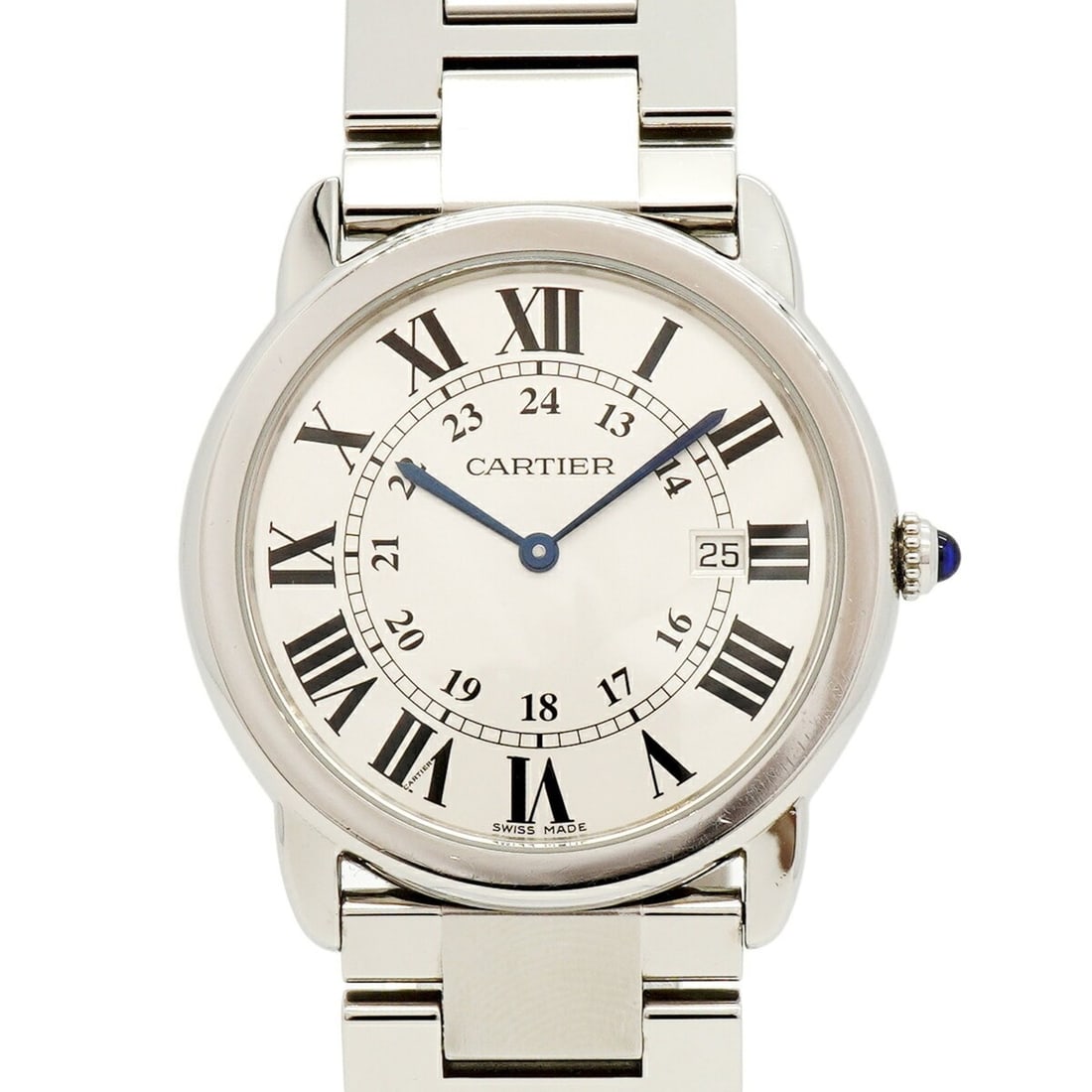 Cartier Ronde Solo LM W6701005 Silver Dial Men's Watch: --- Catalog ---Category: SizeWrist Size: 17.5cm / 6.88''Case Diameter: 36mm / 1.42''Category: DesignType: WristwatchGender: MenColor (Dial): SilverMaterial (Band): Stainless steelCategory: GeneralMPN:
