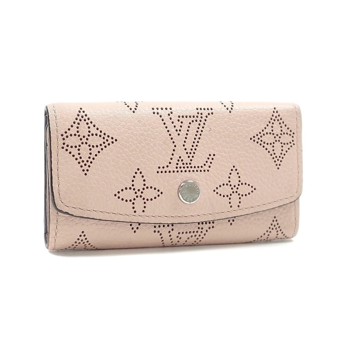 Louis Vuitton Mahina Multicles 4-Key Case for Women, M64055 Pink.: --- Catalog ---Category: DesignType: KeycaseColor: PinkGender: WomenMaterial: Mahina leather Number of Key Hooks: 4Category: GeneralBrand: Louis VuittonCategory: Physical PropertiesSize (HxWxD): 5.5cm