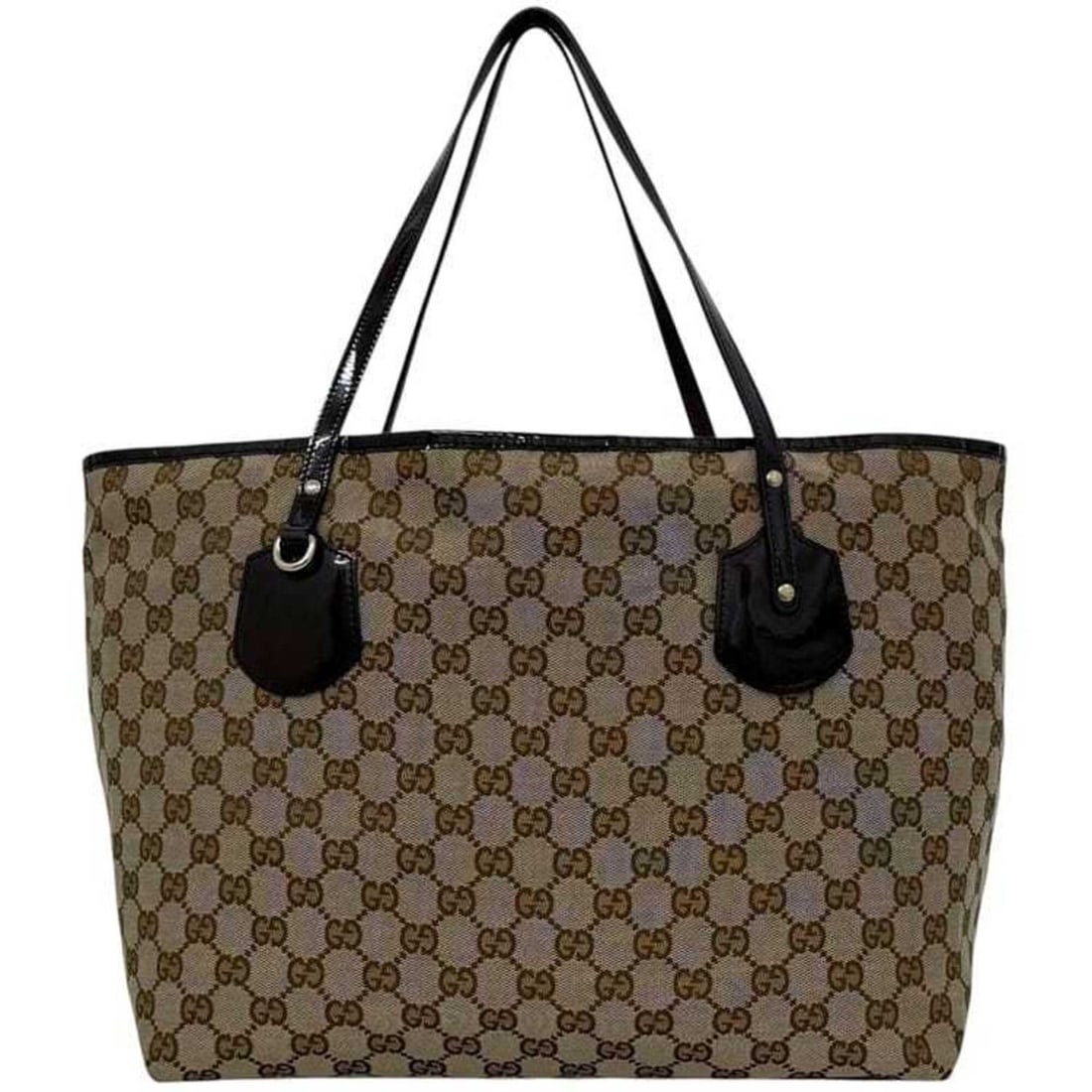 Gucci tote bag, GUCCI GG canvas, beige and purple, women's.: --- Catalog ---Category: SizeSize (HxWxD): 27cm x 45cm x 16cm / 10.62'' x 17.71'' x 6.29''Category: DesignType: Tote bagColor: Beige, PurpleGender: WomenMaterial: GG canvas , Leather Leather/Fur Type: