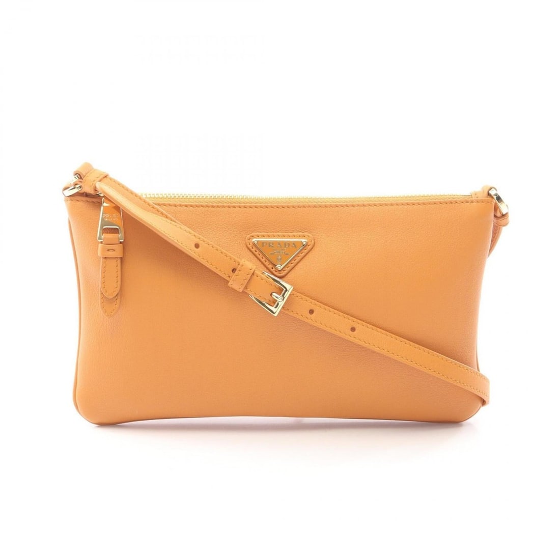Prada SOFT GRAIN Shoulder Bag/Handbag, Leather, Women's, Orange, 1BC238: --- Catalog ---Category: SizeSize (HxWxD): 14cm x 24cm x 1cm / 5.51'' x 9.44'' x 0.39''Category: DesignType: Handbag, Shoulder bagColor: OrangeGender: WomenMaterial: Leather Category: GeneralMPN: 1BC2