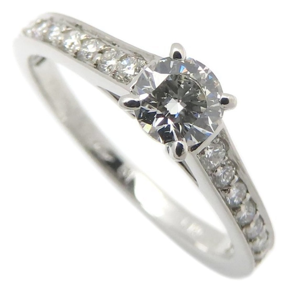 CARTIER 1895 Solitaire Ring, Single Diamond 0.30ct H.VS2, Size 51, Pt950, Women's, N4161000 295731: --- Catalog ---Category: SizeWeight: 3g / 0.1oz.JP Size: 11US Size: 6Category: DesignType: Band ringStone: DiamondGender: WomenClarity: VS2Material: Platinum 950Color Grade: HWeight (ct.): 0.30Categor
