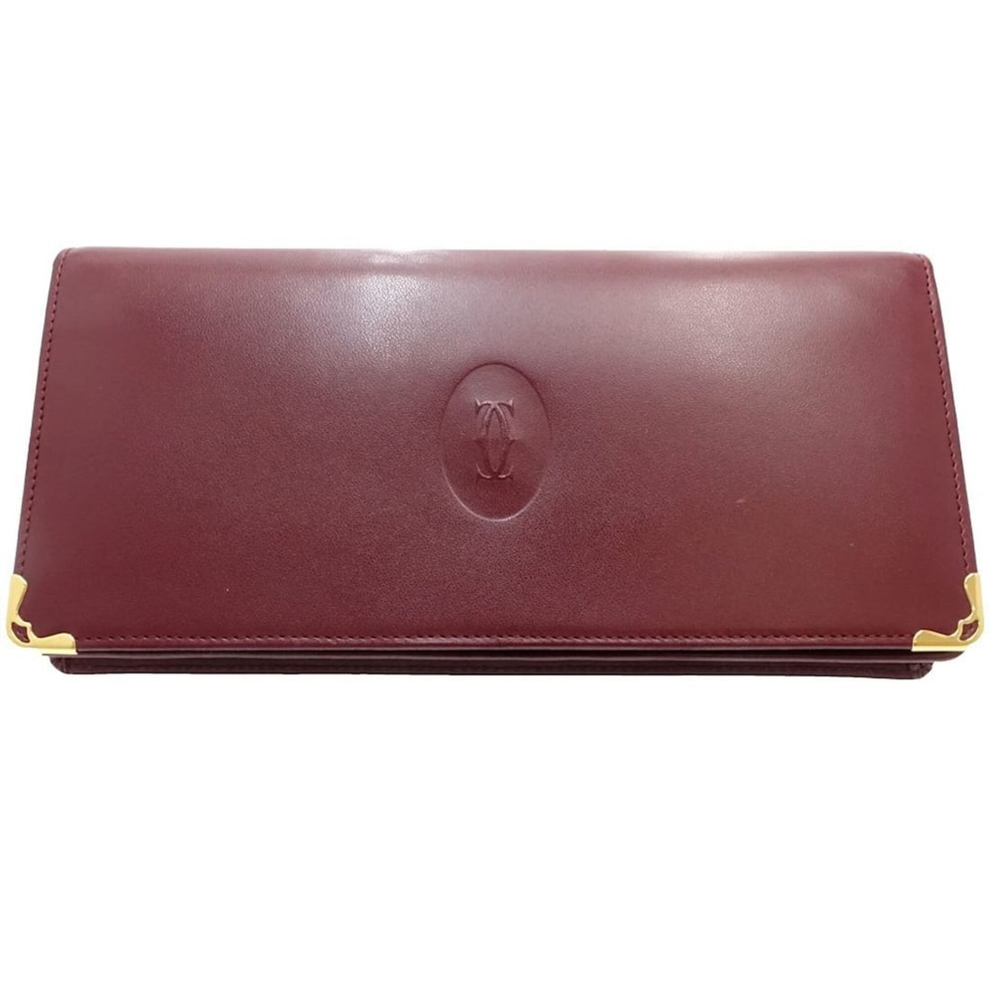 CARTIER Cartier Long Wallet Must Line Flap Leather Bordeaux Women's 182196: --- Catalog ---Category: SizeSize (HxWxD): 9cm x 19cm x 2.5cm / 3.54'' x 7.48'' x 0.98''Category: DesignType: Long wallet (bi-fold)Color: BordeauxGender: WomenMaterial: Leather Category: GeneralLine: 