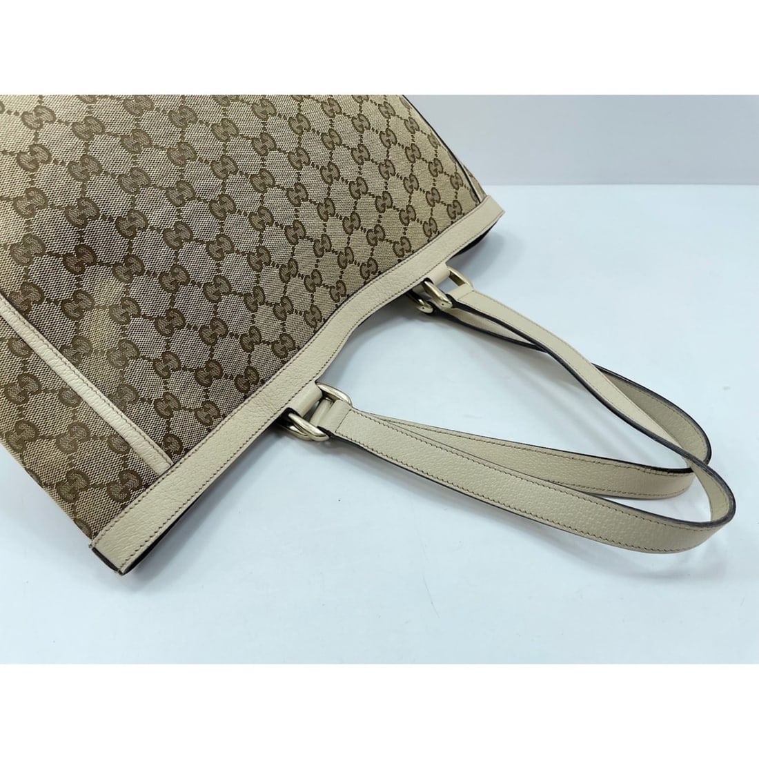GUCCI handbag, beige - 9