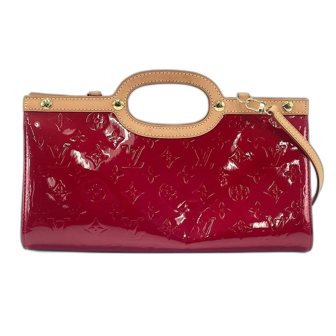 LOUIS VUITTON Roxbury Drive Handbag, Red: --- Catalog ---Category: SizeHandle Drop: 5.00cm / 1.97''Size (HxWxD): 17cm x 32cm x 10cm / 6.69'' x 12.59'' x 3.93''Strap Length: 60cm / 23.62''Category: DesignType: HandbagColor: Red colorGender: Wo