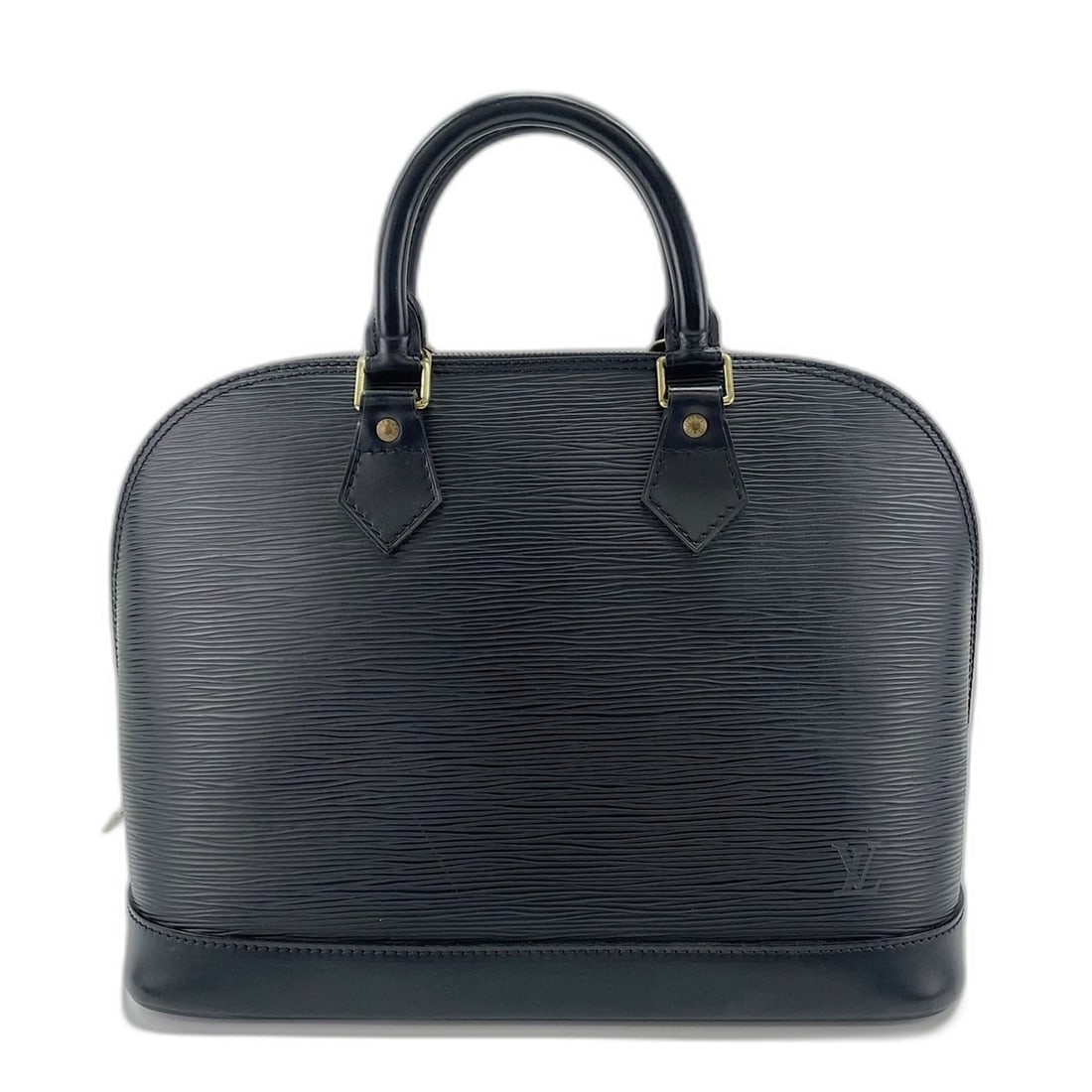 LOUIS VUITTON Alma PM Handbag, Black: --- Catalog ---Category: SizeHandle Drop: 9.00cm / 3.54''Size (HxWxD): 24cm x 31cm x 16.5cm / 9.44'' x 12.2'' x 6.49''Category: DesignType: HandbagColor: BlackGender: WomenMaterial: Epi leather Catego