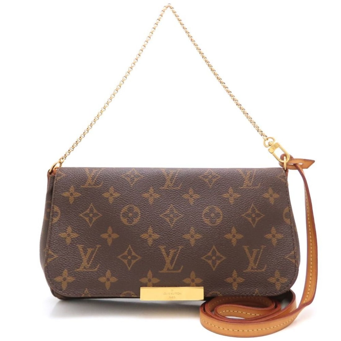 LOUIS VUITTON Louis Vuitton Monogram Favorite MM M40718 Shoulder Bag Crossbody Brown Women's 353409: --- Catalog ---Category: SizeSize (HxWxD): 14.5cm x 24.5cm x 5cm / 5.7'' x 9.64'' x 1.96''Category: DesignType: Shoulder bagColor: BrownGender: WomenClosure: MagnetMaterial: Monogram Category: General