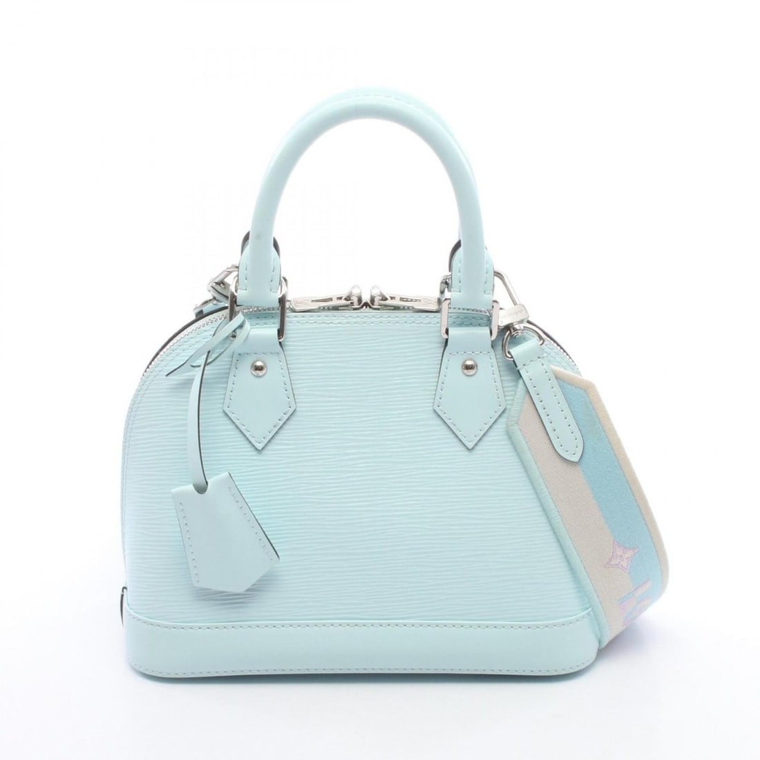Louis Vuitton Alma BB Seaside 2-Way Handbag, Leather, Epi Women's, Blue, M56206: --- Catalog ---Category: SizeSize (HxWxD): 17.5cm x 23.5cm x 11cm / 6.88'' x 9.25'' x 4.33''Category: DesignType: HandbagColor: BlueGender: WomenMaterial: Epi leather Category: GeneralMPN: M56206Brand