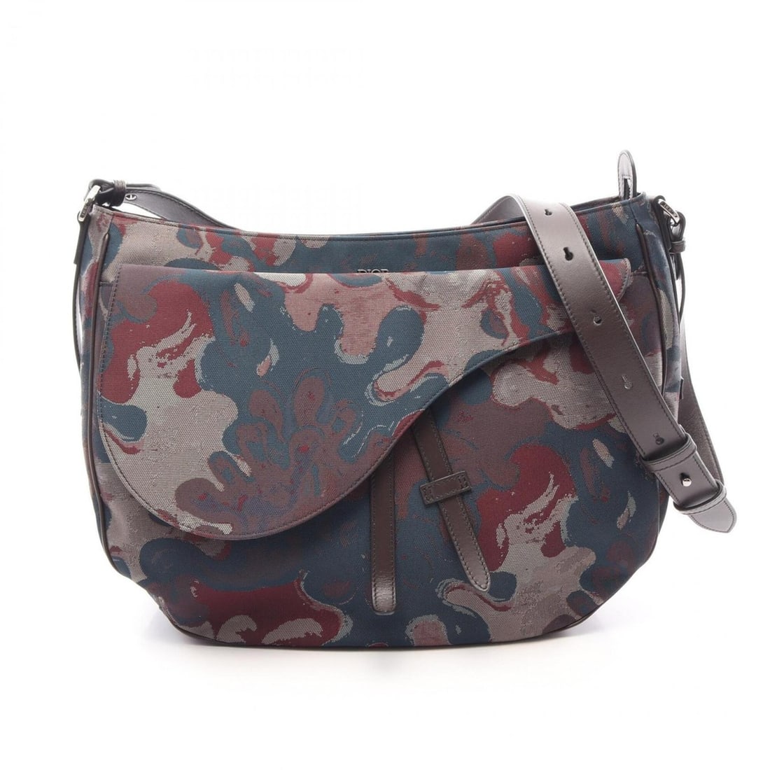 Christian Dior Dior Christian x Peter Doig Saddle Bag Shoulder Handbag Canvas Leather Women's Blue: --- Catalog ---Category: SizeSize (HxWxD): 28cm x 30cm x 15cm / 11.02'' x 11.81'' x 5.9''Category: DesignType: Handbag, Saddle bag, Shoulder bagColor: Blue, Multi-colorGender: WomenMaterial: Canvas , 