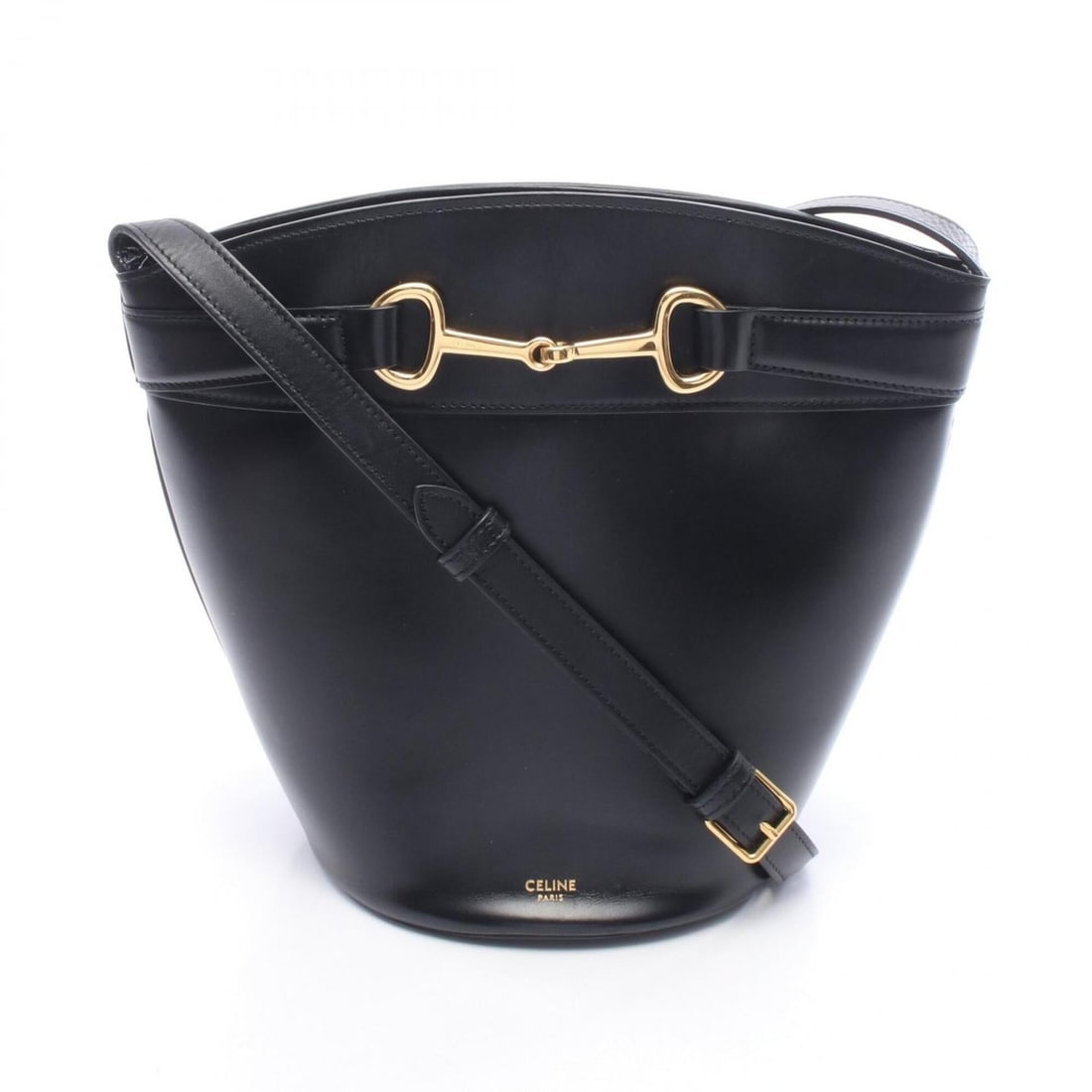 Celine CELINE Cress Bucket Shoulder Bag Handbag Leather Women's Black: --- Catalog ---Category: SizeSize (HxWxD): 22cm x 15cm x 15cm / 8.66'' x 5.9'' x 5.9''Category: DesignType: Handbag, Shoulder bagColor: BlackGender: WomenMaterial: Leather Category: GeneralBrand: Celi