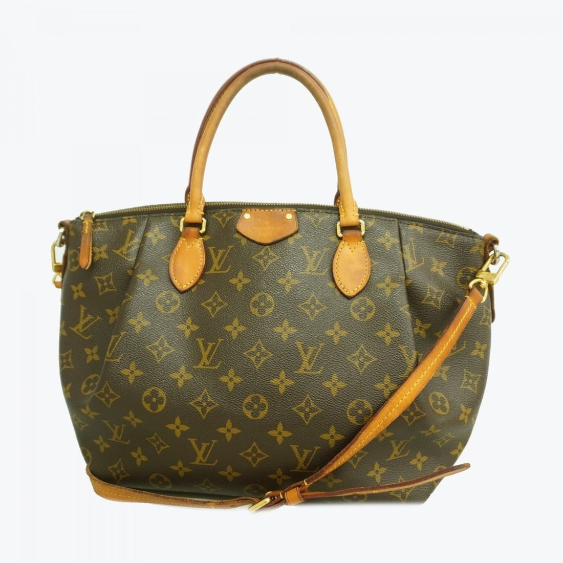 Louis Vuitton Monogram Turenne MM Handbag M48814 Brown 2-way bag for women: --- Catalog ---Category: SizeSize (HxWxD): 26cm x 26.5cm x 14cm / 10.23'' x 10.43'' x 5.51''Category: DesignType: HandbagColor: BrownGender: WomenCategory: GeneralMPN: M48814Brand: Louis Vuitton--- It
