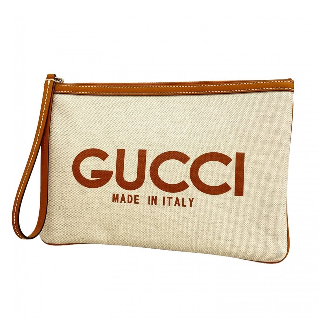 Gucci Clutch Bag 777165 Canvas Ivory Women's: --- Catalog ---Category: SizeSize (HxWxD): 19cm x 29cm x 2cm / 7.48'' x 11.41'' x 0.78''Category: DesignType: Clutch bagColor: IvoryGender: WomenMaterial: Canvas Hardware Color: SilverCategory: Genera