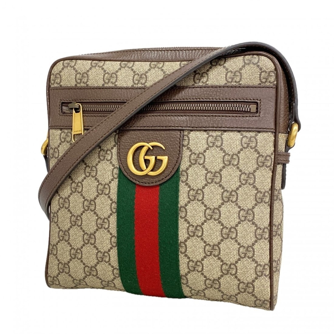 Gucci Ophidia Shoulder Bag 547926 Brown Women's: --- Catalog ---Category: SizeSize (HxWxD): 25cm x 23cm x 5cm / 9.84'' x 9.05'' x 1.96''Category: DesignType: Shoulder bagColor: BrownGender: WomenMaterial: PVC Hardware Color: GoldCategory: GeneralMPN