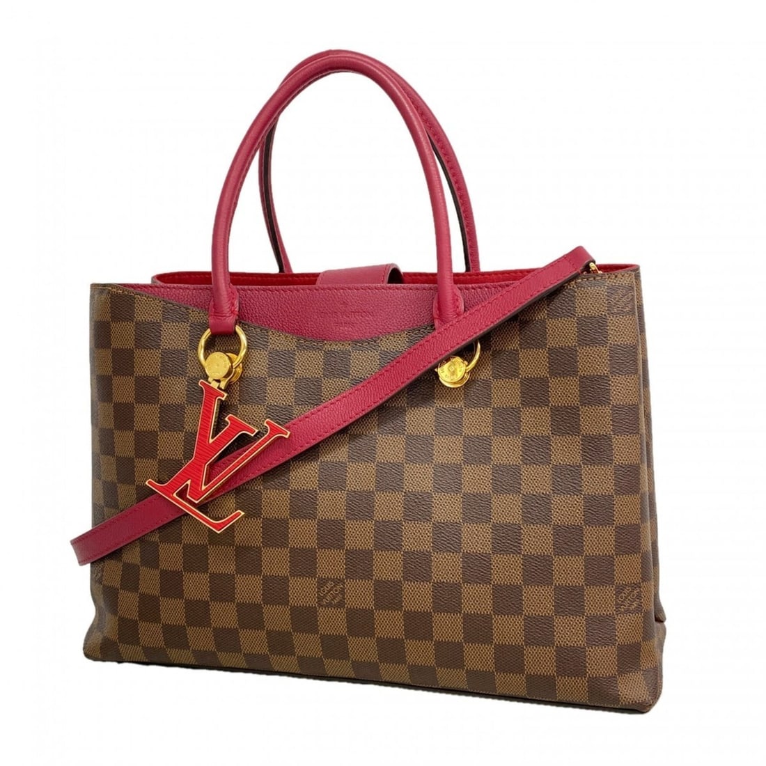 Louis Vuitton Damier LV Riverside Tote Bag N40052 (2-way bag for women): --- Catalog ---Category: SizeSize (HxWxD): 24cm x 34cm x 12cm / 9.44'' x 13.38'' x 4.72''Category: DesignType: Tote bagColor: BrownGender: WomenCategory: GeneralMPN: N40052Brand: Louis Vuitton--- Item