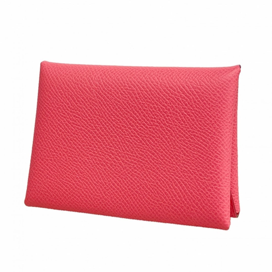 Hermes Calvi Duo Wallet/Coin Case, Veau Epsom Leather, Rose Azalee, K Stamp, Women's: --- Catalog ---Category: SizeSize (HxWxD): 7.5cm x 10cm x 2.5cm / 2.95'' x 3.93'' x 0.98''Category: DesignType: Coin purse/coin caseColor: Rose azaleeGender: WomenMaterial: Leather Leather/Fur Type: E