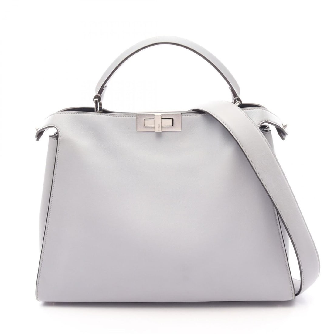 Fendi Peekaboo Essential 2-Way Handbag, Leather, Women's, Blue (8BN300): --- Catalog ---Category: SizeSize (HxWxD): 28cm x 38.5cm x 11cm / 11.02'' x 15.15'' x 4.33''Category: DesignType: HandbagColor: BlueGender: WomenMaterial: Leather Category: GeneralMPN: 8BN300Brand: Fe