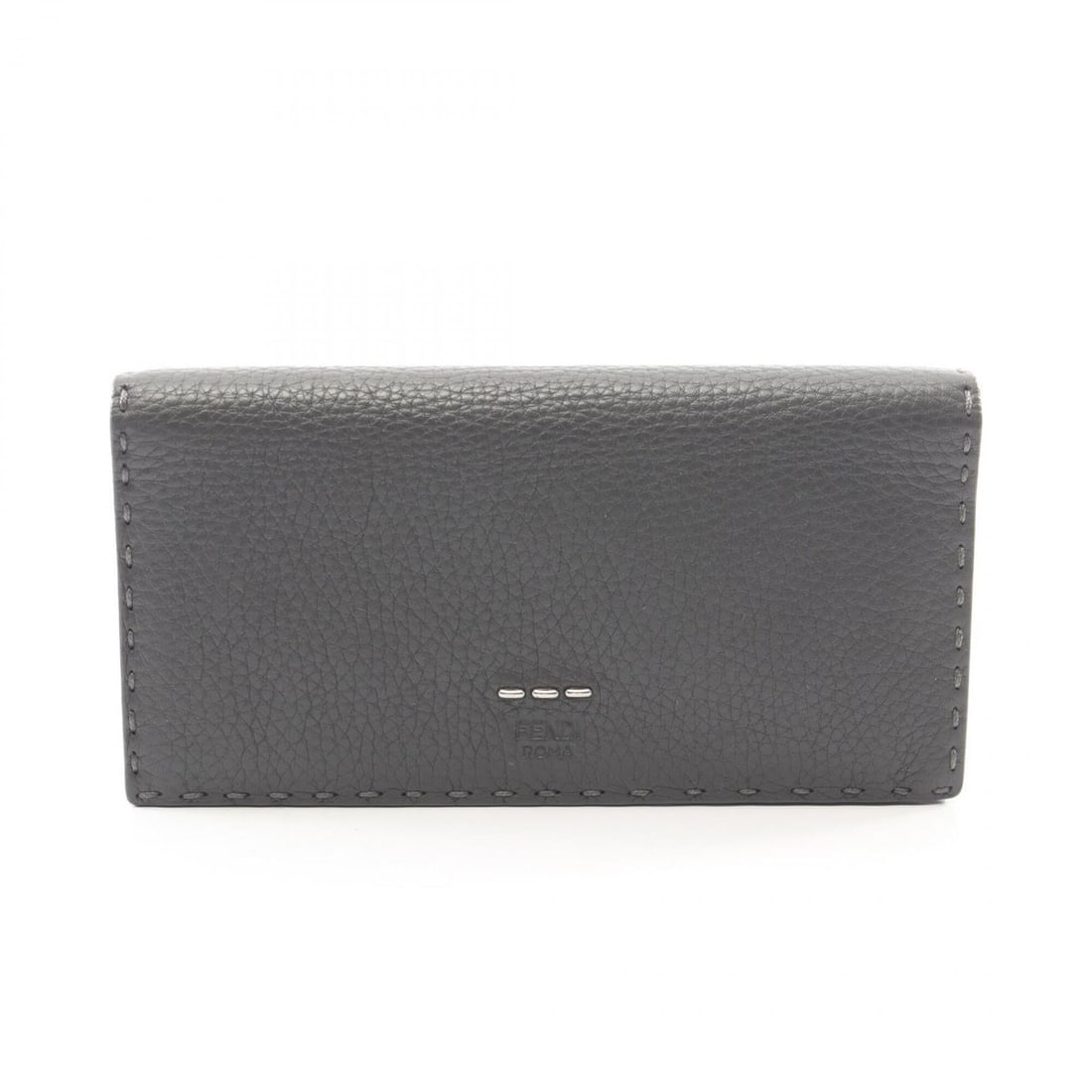 Fendi Selleria Bi-fold Long Wallet, Leather, Men's, Gray, 7M0186: --- Catalog ---Category: SizeSize (HxWxD): 10cm x 19cm x 2cm / 3.93'' x 7.48'' x 0.78''Category: DesignType: Long wallet (bi-fold)Color: GrayGender: MenMaterial: Leather Category: GeneralMPN: 7M0186Br
