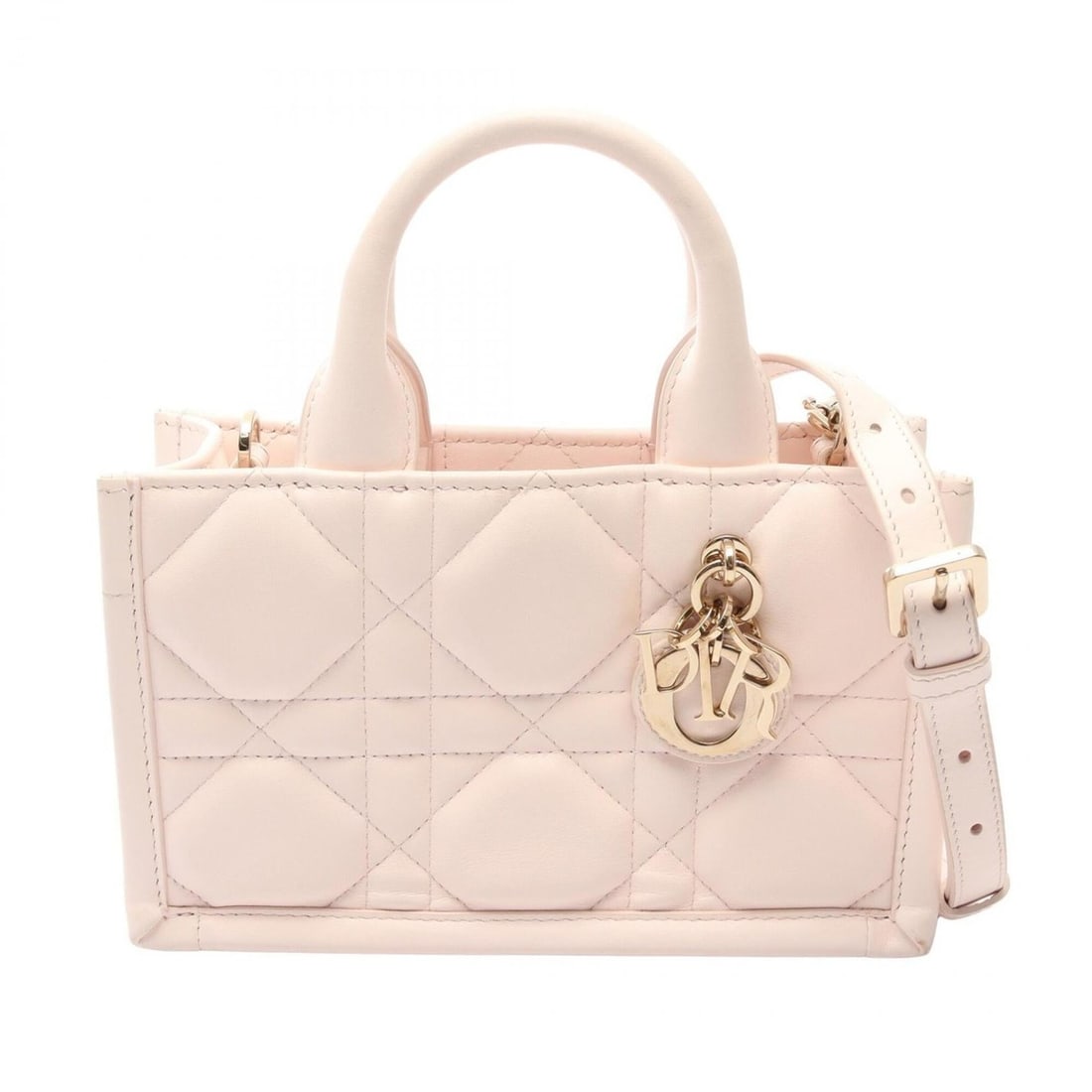Christian Dior Dior Macro Cannage Book Tote Mini Handbag, 2-Way Leather, Women's, Pink: --- Catalog ---Category: SizeSize (HxWxD): 13cm x 21cm x 6.5cm / 5.11'' x 8.26'' x 2.55''Category: DesignType: HandbagColor: PinkGender: WomenMaterial: Leather Category: GeneralMPN: S5573OWHP_M413Bran