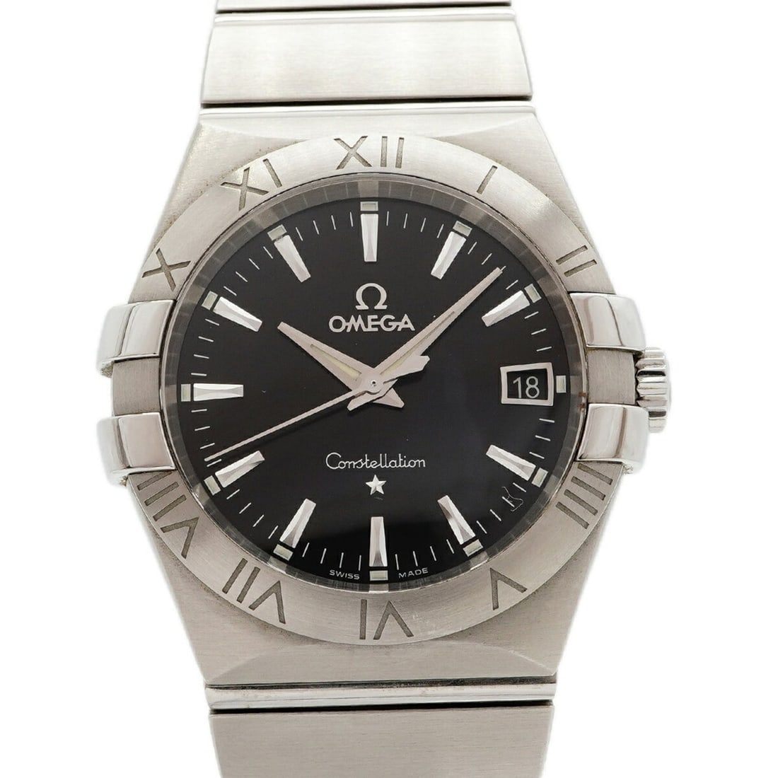 Omega Constellation 123.10.35.60.01.001 Black Dial Men's Watch: --- Catalog ---Category: SizeWrist Size: 16.5cm / 6.49''Case Diameter: 34.9mm / 1.37''Category: DesignType: WristwatchGender: MenColor (Dial): BlackMaterial (Band): Stainless steelCategory: GeneralMPN