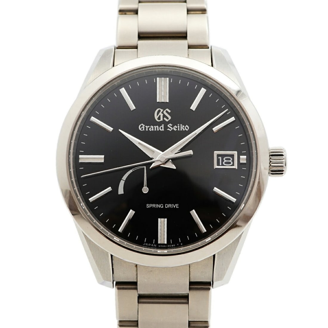 Seiko Grand Spring Drive SBGA349 9R65-0CJ0 Black Dial Men's Watch: --- Catalog ---Category: SizeWrist Size: 18cm / 7.08''Case Diameter: 40.2mm / 1.58''Category: DesignType: WristwatchGender: MenColor (Dial): BlackMaterial (Band): TitaniumCategory: GeneralMPN: SBGA349