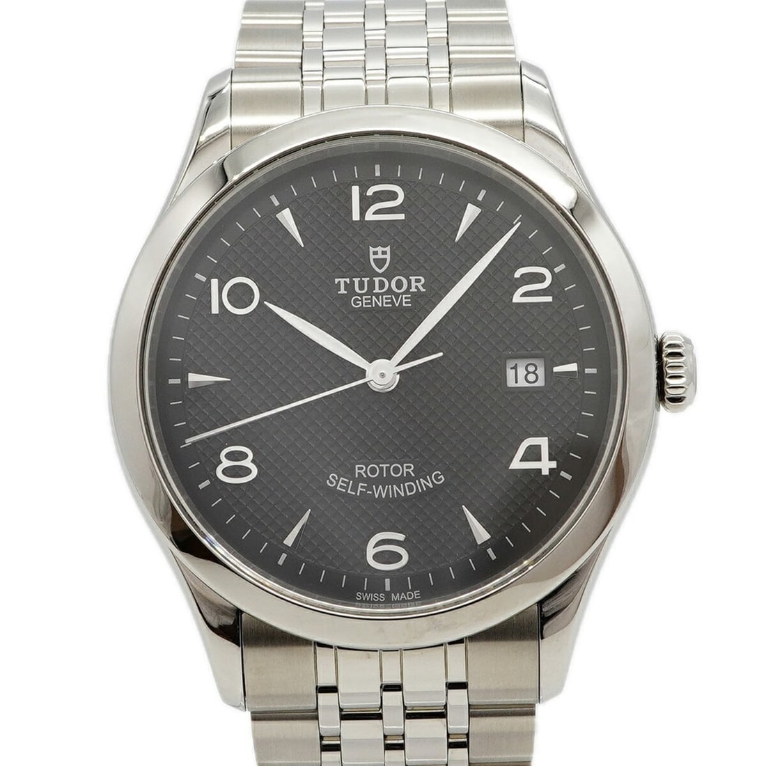 Tudor 1926 Date 91550 Black Dial Men's Watch: --- Catalog ---Category: SizeWrist Size: 14.5cm / 5.7''Case Diameter: 39.9mm / 1.57''Category: DesignType: WristwatchGender: MenColor (Dial): BlackMaterial (Band): Stainless steelCategory: GeneralMPN: